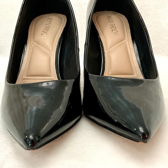 Black JENN ARDOR Patent leather Pointed Toe Dressy High Heels Sz 8 - Picture 7 of 16